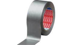 Ducttape Tesa basic universal grijs 50mm, 25 meter
