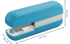 Nietmachine Leitz Cosy blauw, 30 vel