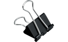 Papierklemmen, 25 mm doos van 10 stuks