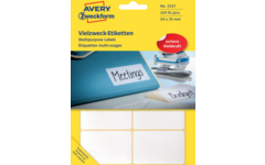 Etiketten wit 54 × 35 mm, 224 stuks