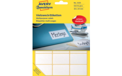 Etiketten wit ft 38 x 24 mm 522 stuks