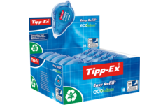 Correctieroller Tipp-Ex Ecolutions Easy Refill box met 10 stuks