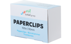 Paperclips 30 mm, 100 stuks