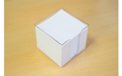 Memokubus met 700 vel 90 x 90 mm, wit