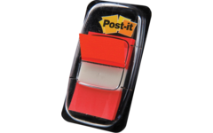 Indextabs tape-flags rood, 50 stuks