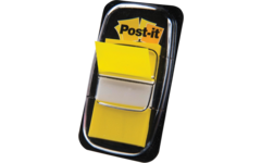 Indextabs tape-flags geel, 50 stuks