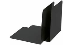 Boekensteun metaal 90 x 140 x 140 mm zwart, per set