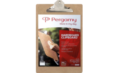Klemplaat A4 bruin, hardboard