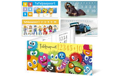 Tafelpaspoort snelbestelpakket 2290 1-5+10 assorti, 50 stuks