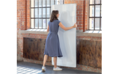 Whiteboard Nobo Move&Meet basis set afneembaar en draagbaar whiteboard grijs
