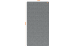Whiteboard/memobord Nobo Move&Meet afneembaar en draagbaar 180x90cm grijs frame