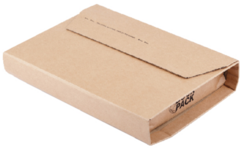 Wikkelverpakking CleverPack | ringb + zelfkl strip | bruin | 25 stuk