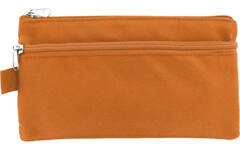 Schooletui plat 21 x 11 cm oranje