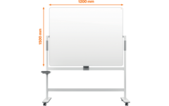 Kantelbord mobiel Nobo Move & Meet 150 x 120 cm