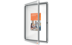 Binnenvitrine Nobo draaideur met slot 4 x A4