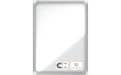 Binnenvitrine Nobo draaideur met slot 9 x A4