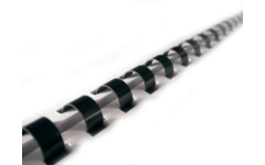 Bindrug zwart 12 mm, 100 stuks