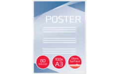 Plastificeer/lamineerhoes A3- 80 micron 100 stuks