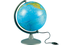 Globe verlicht