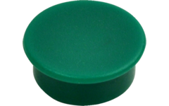 Magneet groen 30 mm rond, 10 stuks