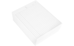 Proefwerkpapier A4, 10 mm ruit, 1000 vel