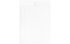 Proefwerkpapier A4, 10 mm ruit, 1000 vel