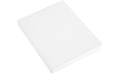 Projectpapier 10 mm ruit, A4 70 gr., 500 vel