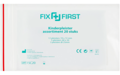 Kinderpleister assortiment à 20 stuks