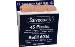 Pleisterautomaat navulling waterproof 6 x 45 stuks