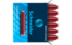 Inktpatronen Schneider doos a 6 stuks rood