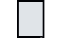 Posterframe Nobo Zelfklevende magnetische kader A4 zwart, set 2 stuks