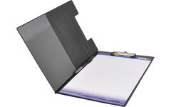 Klembord A4 dubbel PVC zwart