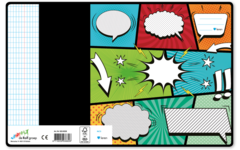 Schriften commerciaal 4x7,5 mm, textballon, 16,5 x 21 cm, 80 gr (25 stuks)