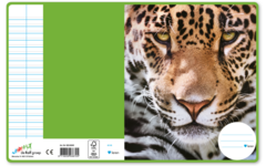 Schriften 6-3-6, dierenkoppen, 16,5 x 21 cm, 80 gr (25 stuks)
