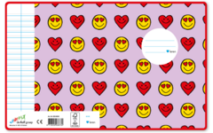 Schriften 6-3-6, smileys, 16,5 x 21 cm, 80 gr (25 stuks)