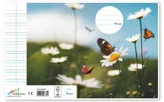 Schriften 7,5-5-7,5, vlinders, 16,5 x 21 cm, 80 gr
