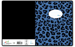 Schriften blanco, dieren patroon, 16,5 x 21 cm, 80 gr