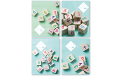 Schriften ruit 10x10 mm, rekenblokken, 16,5 x 21 cm, 80 gr (25 stuks)