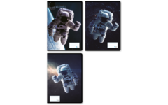 Projectschriften 35 lijnen/blanco, astronaut, 21 x 29,7 cm (A4), 70 gr (25 stuks)