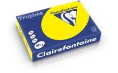 Kopieerpapier A4 goud-/zonnebloemgeel FSC houtvrij 500 vel, 80 grs.