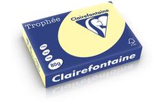 Kopieerpapier A4  lichtgeel/geel FSC houtvrij 500 vel, 80 grs.