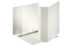 Presentatiemap Esselte 4-rings D-30mm met binnenhoes wit
