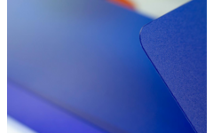 Elastomap A4 PP transparant blauw