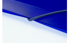 Elastomap A4 PP transparant blauw