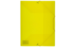 Elastomap A4 PP transparant geel