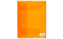 Elastomap A4 PP transparant oranje