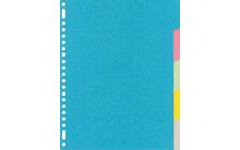 Tabbladen A4 23-rings karton 220 gr 5-delig