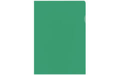 L-map A4 120 mu transparant groen, 10 stuks