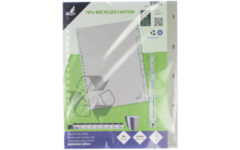 Tabbladen ECO A4 cijfers 23-rings 5-delig