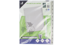 Tabbladen ECO A4 cijfers 23-rings 12-delig